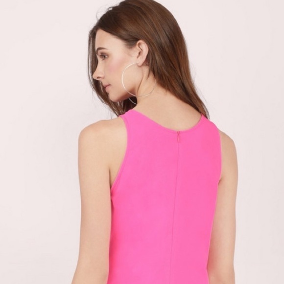 TOBI Swifty Shift Dress Neon Pink In Medium - Picture 5 of 14